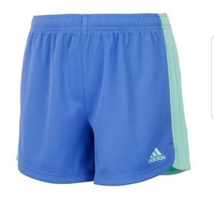 adidas Girls 3-Stripe Blocked Shorts